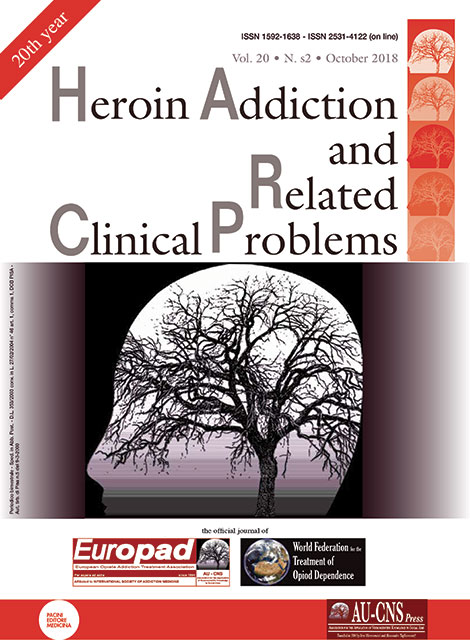 Heroin Addiction and Related Clinical Problems - Vol. 20 N. s2 October 2018